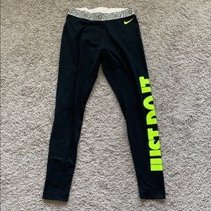 Nike “just do it” leggings